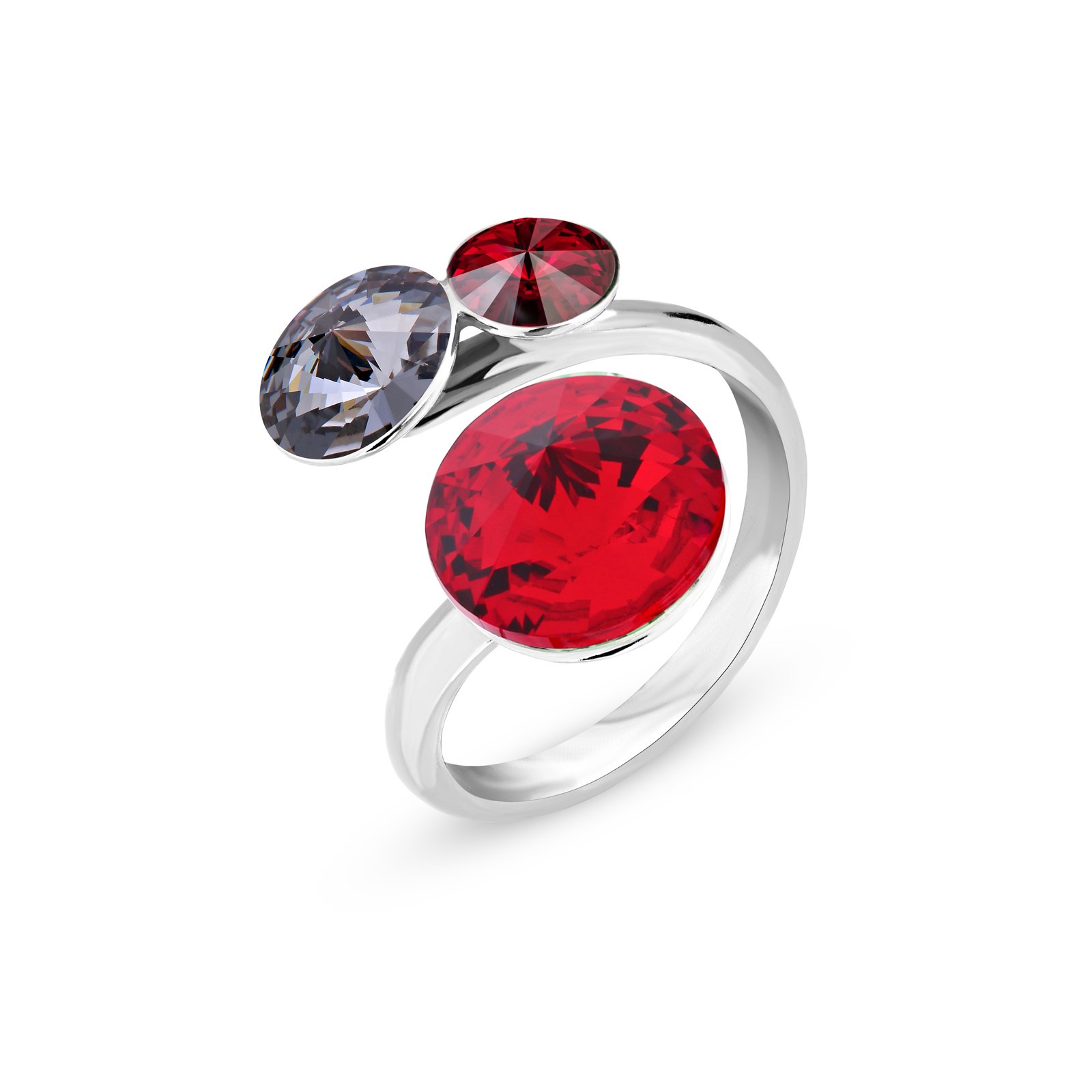 

Серебряное кольцо SPARK Lollipop со Swarovski модели P11223LSISN