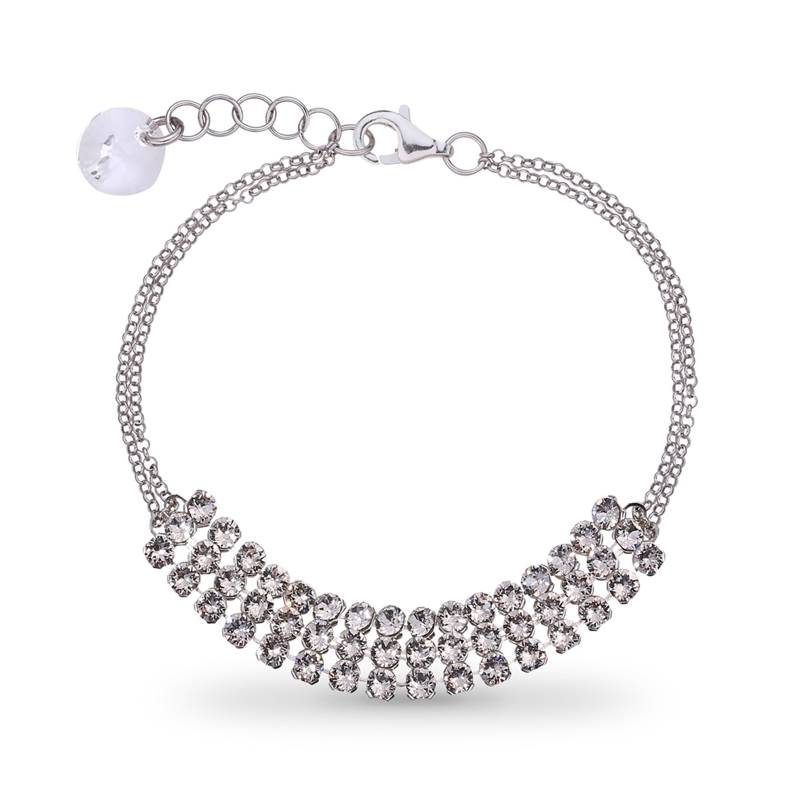 

Серебряный браслет SPARK Stylish со Swarovski модели B3MESH925C