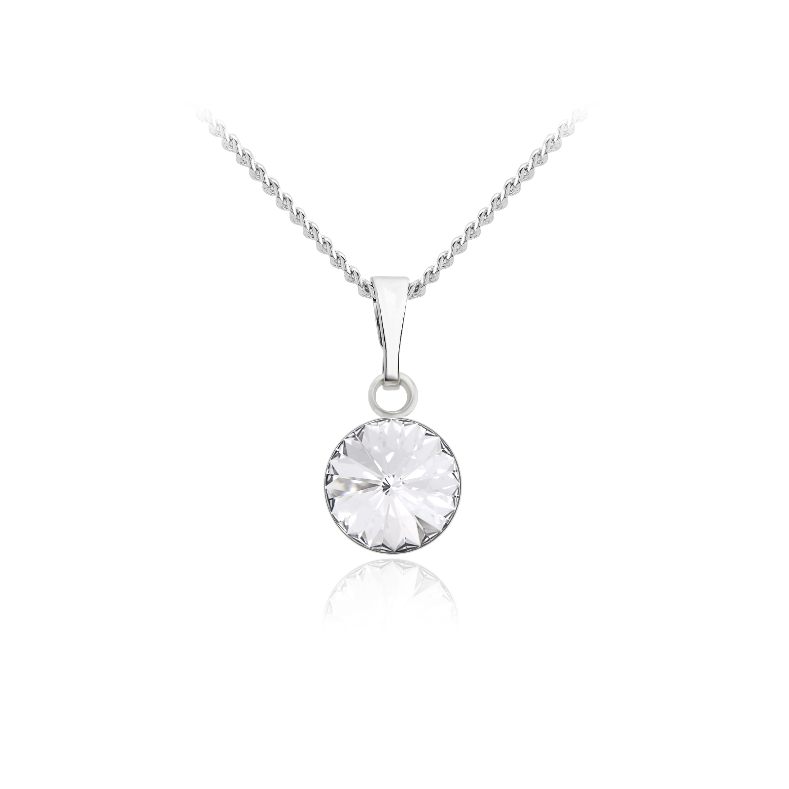 

Кулон c цепочкой KOBI Rivoli 8 мм с кристаллом Swarovski модели 7730-1188-02-32