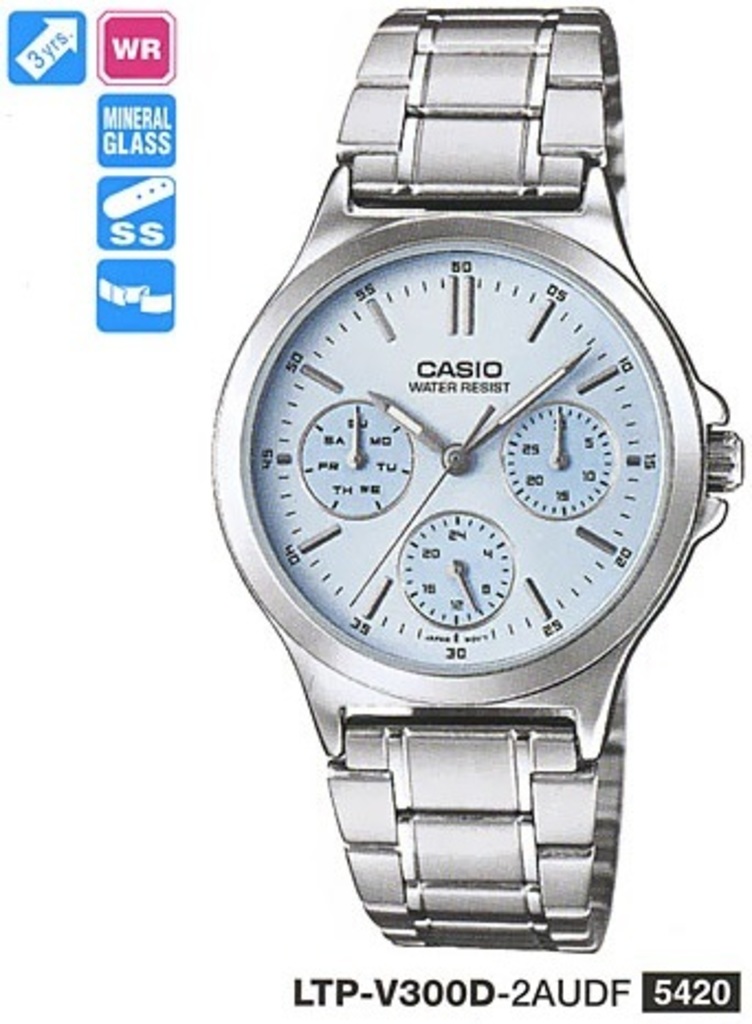 

Женские часы Casio LTP-V300D-2A