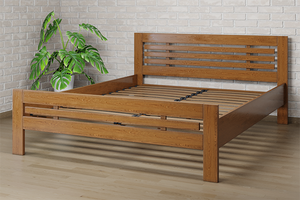 

Ліжко Camelia Фрезія 180х190 Горіх світлий Сосна Лак