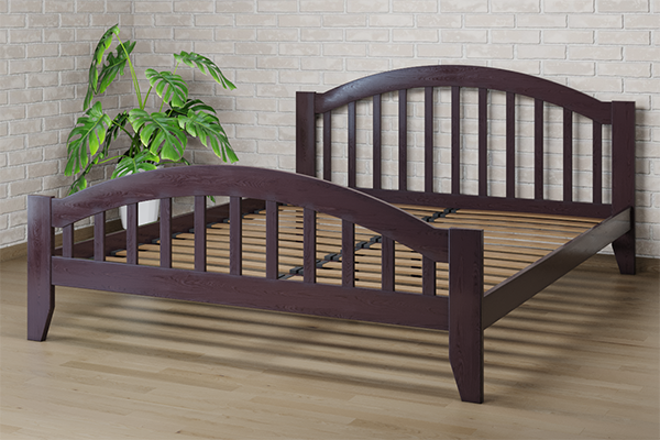 

Ліжко Camelia Меліса 140х200 Венге Бук Лак