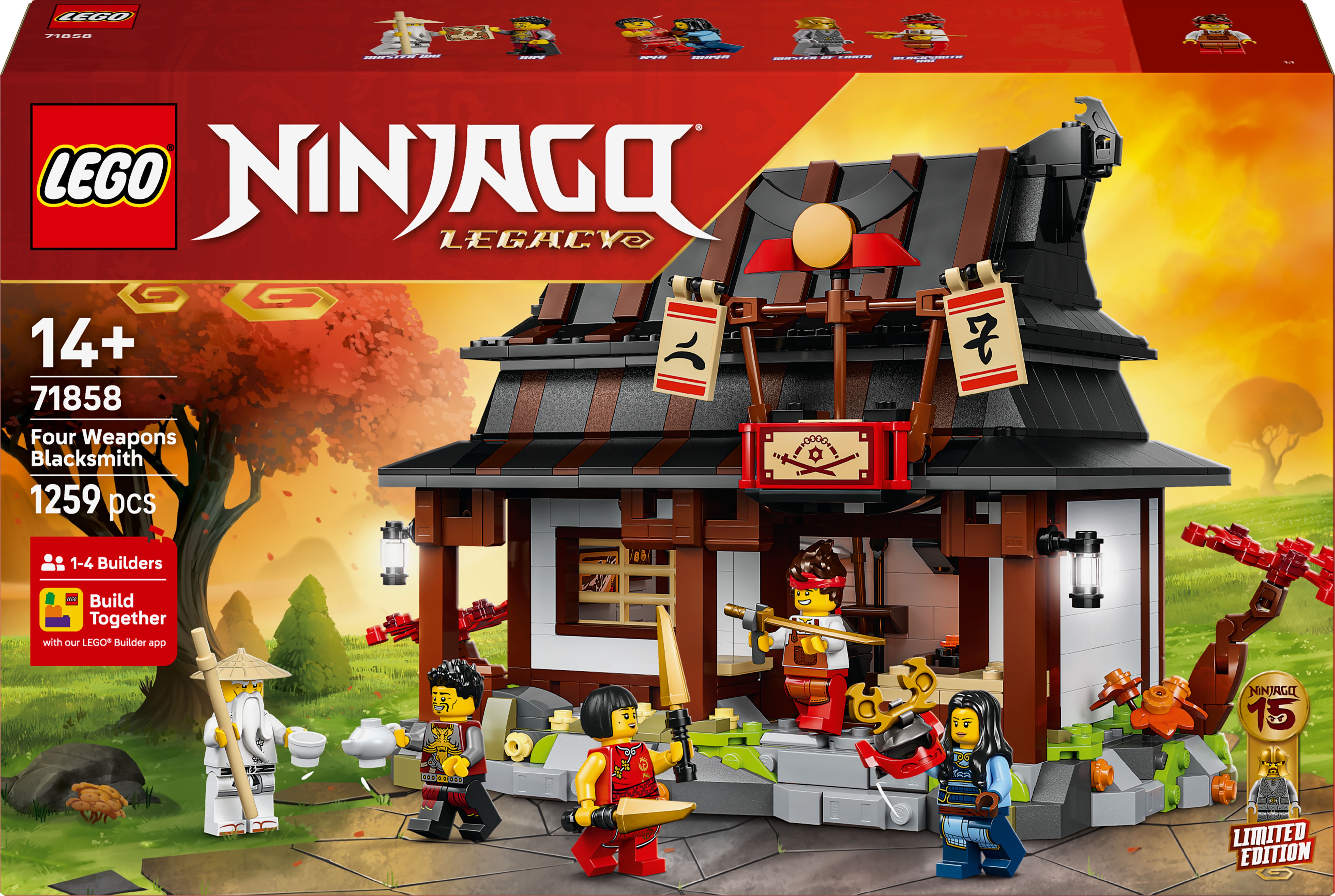Конструктор LEGO Ninjago Кузница «Четыре оружия». 15-я годовщина