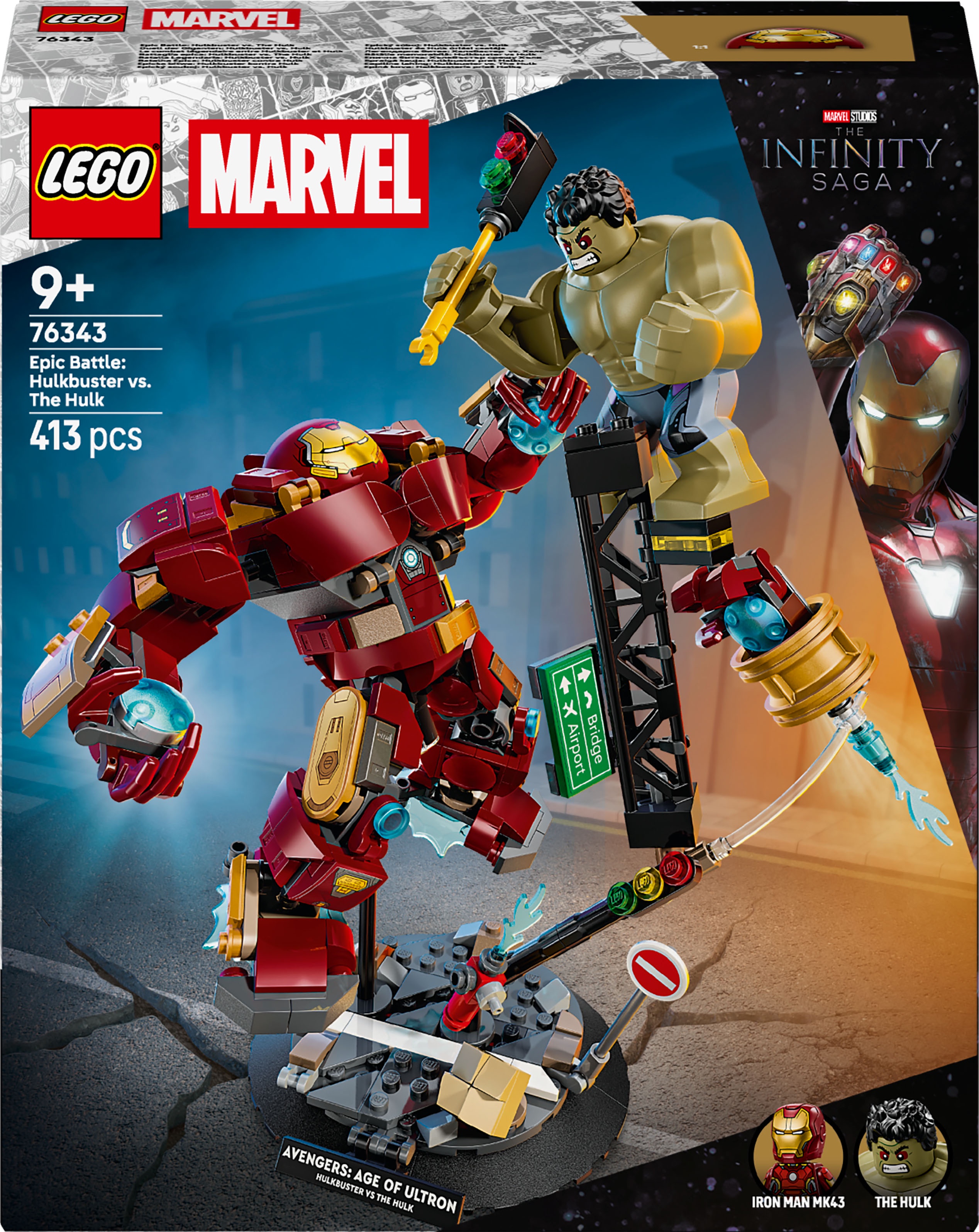 Конструктор LEGO Super Heroes Marvel Легендарна битва: Халкбастер