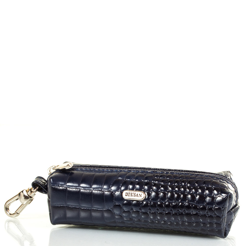 

Мужская кожаная ключница (SHI207-634) Desisan 12х3,5х4,5 см Синий 000143900