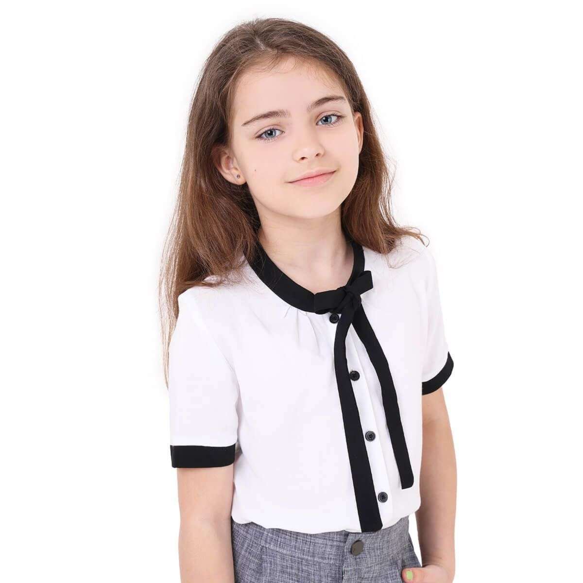 

Блуза Timbo Klara р.34 (8-9 лет) 134 см Белый