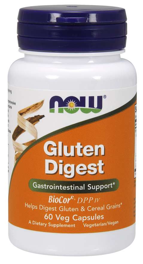 

Специальный продукт NOW Gluten Digest Veg Capsules 60 капсул (4384303072)