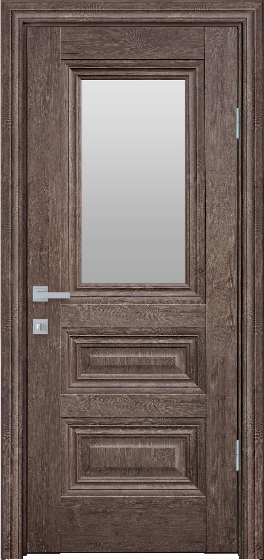 

Двери межкомнатные Новый Стиль Камилла-G-Орех-Норвежский Ecowood стекло сатин 900*2000