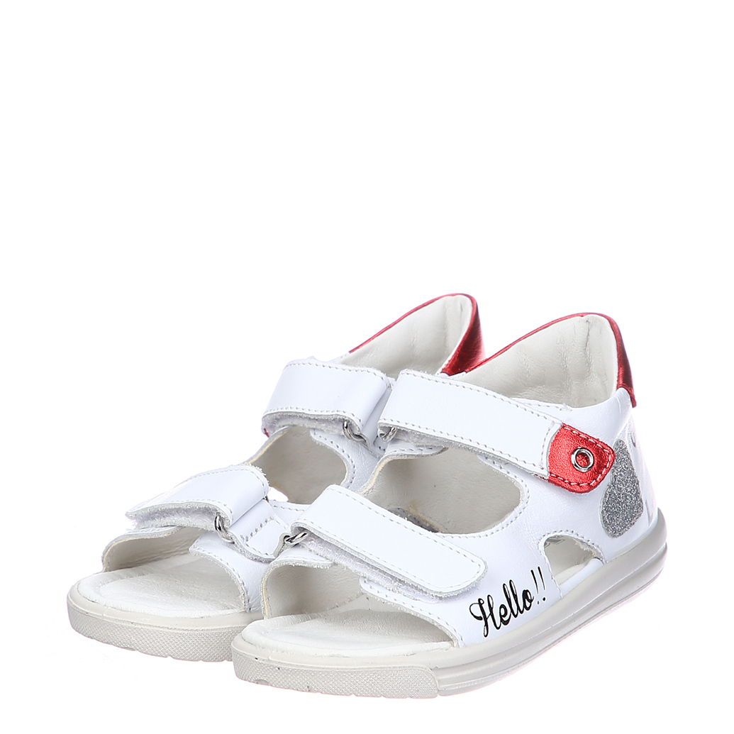 

Босоножки Falcotto Milo bianco-rosso 24 белый