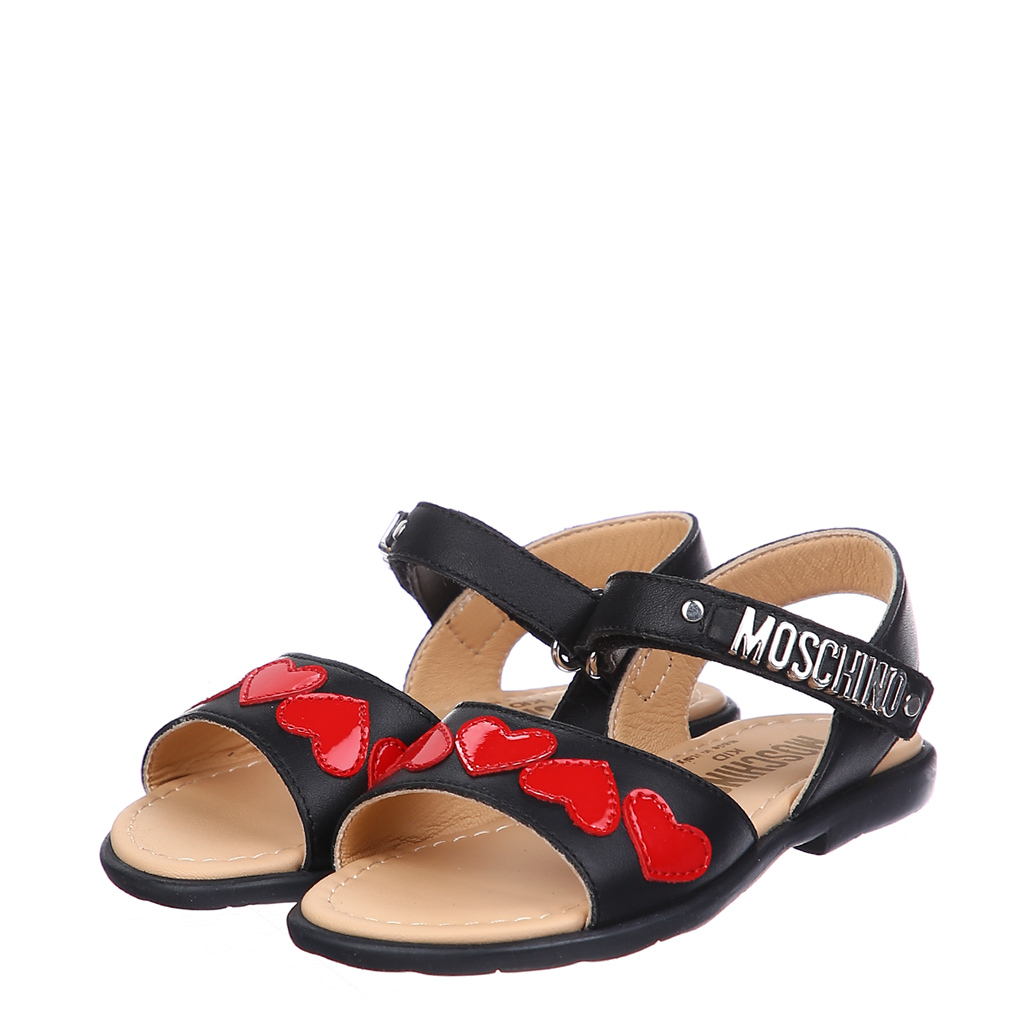

Босоножки Moschino 26139 nero-rosso 24 черный