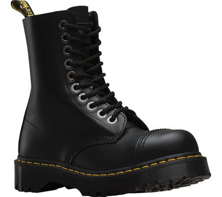 

Женские ботинки Dr. Martens 8761FH 10-Eyelet Cap Toe Boot Black Fine Haircell 37