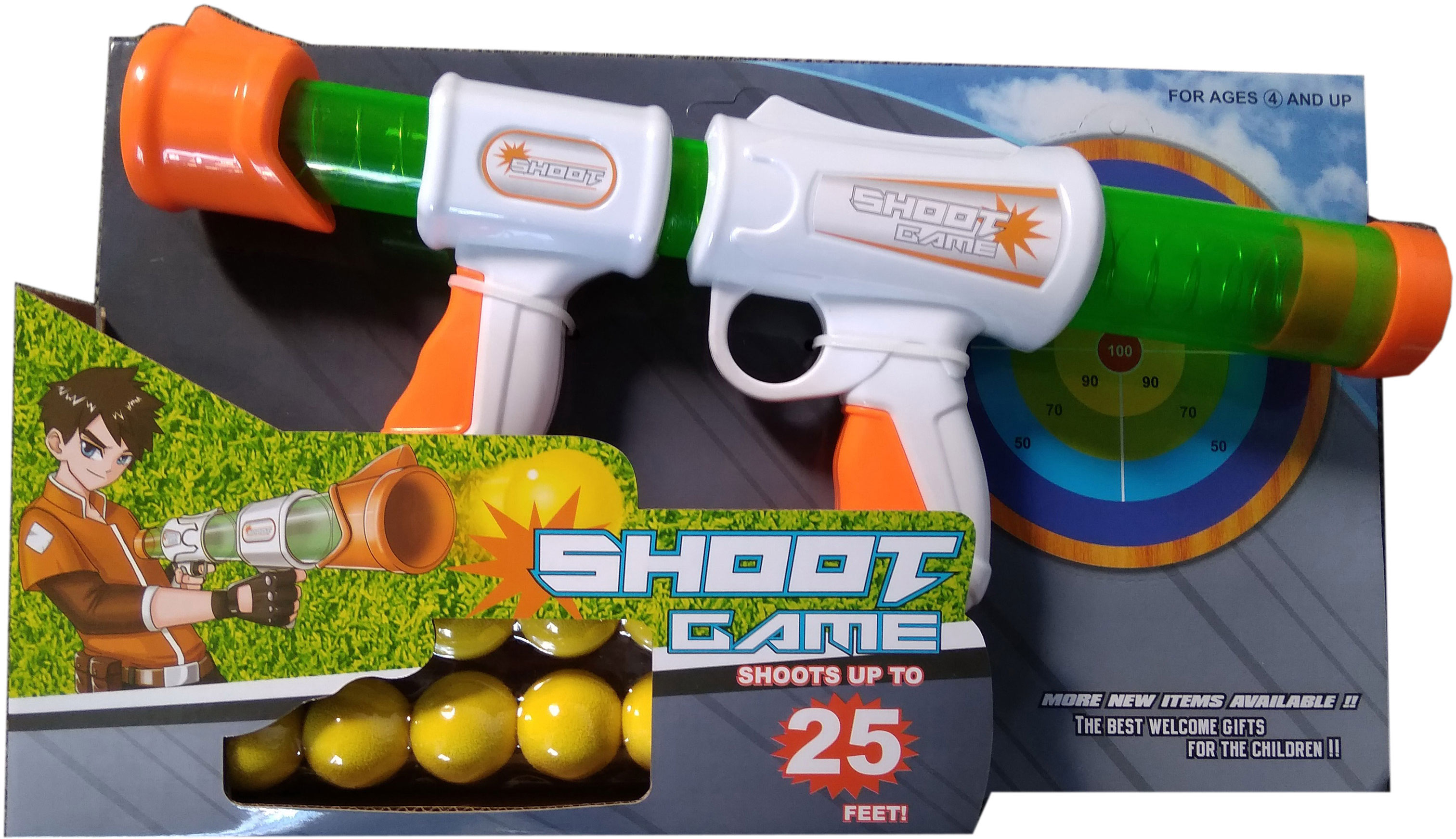 

Игрушечный пистолет Yiniya Toys с мягкими мячиками (168А-1) (6910010016813)