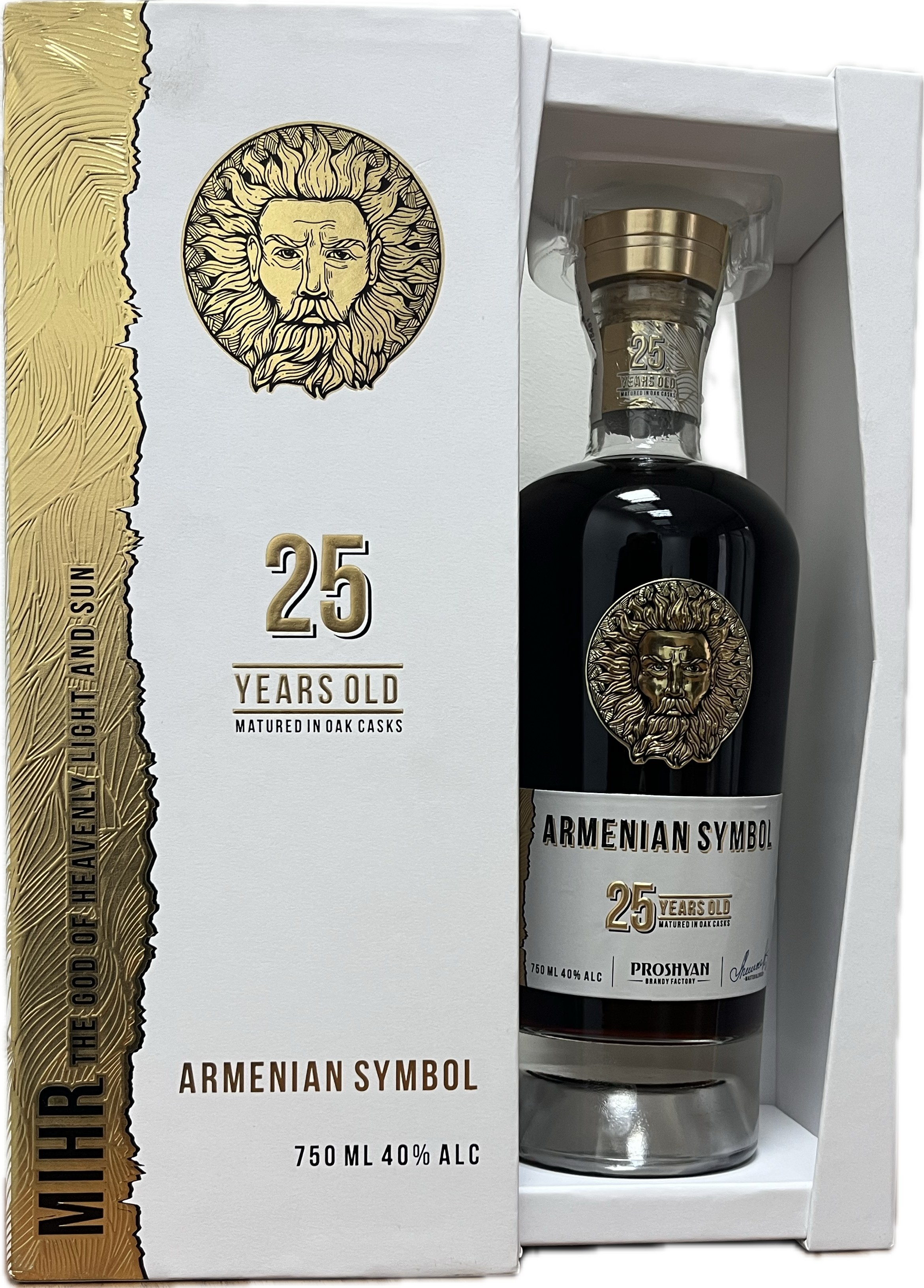 Бренді ARMENIAN SYMBOL 25 років витримки 0.75 л 40% (4850025638070) — фото 2