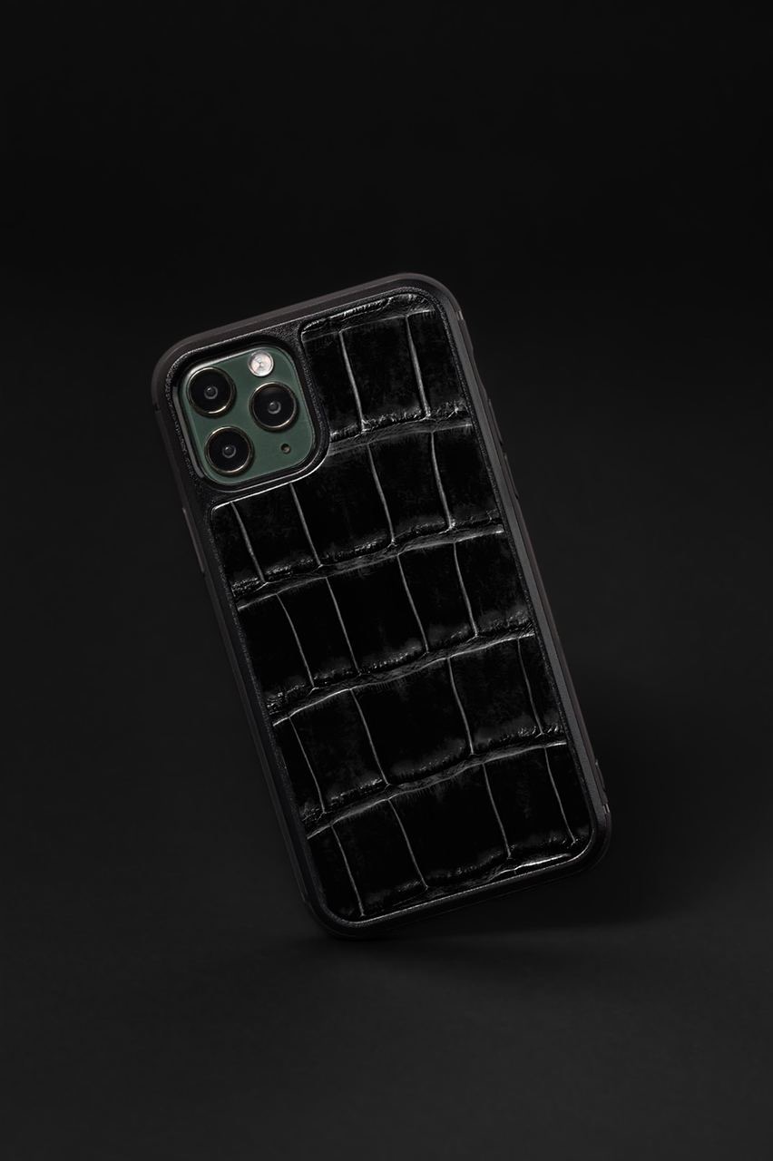 

Шкіряний чохол Mocairo для iPhone 12 / 12 Pro Black (CL-0019)