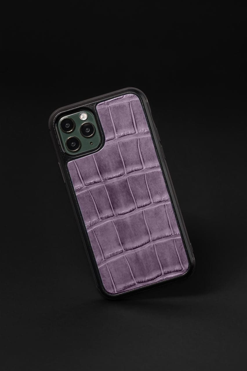 

Шкіряний чохол Mocairo для iPhone 12 / 12 Pro Lavender (CL-0025)