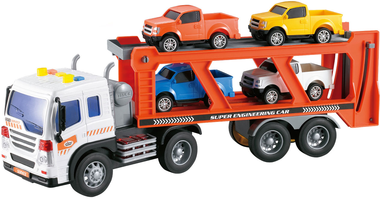 

Фрикционная машинка Wenyi грузовик-автовоз (WY572А) (6910010057212)