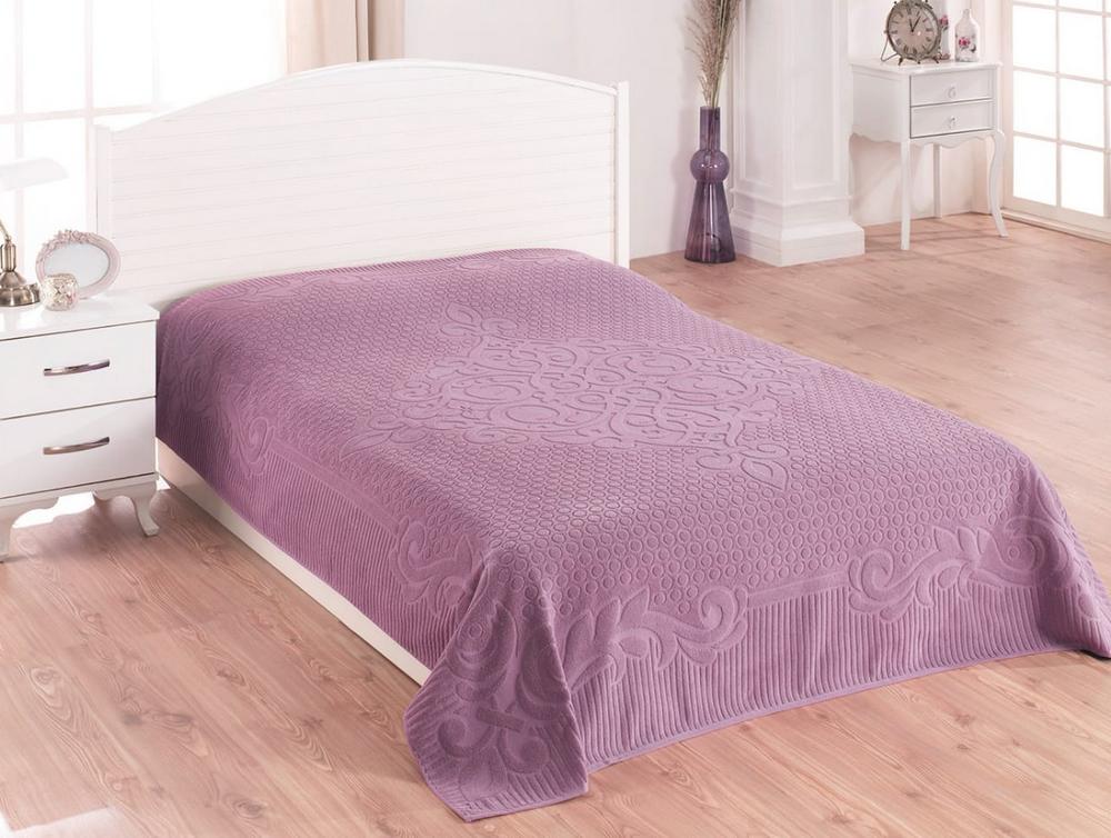 

Простынь махровая Gulcan Lila 160х220