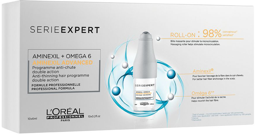 Акція на Средство против выпадения волос L’Oréal Professionnel Paris Serie Expert Aminexil Advanced 10х6 мл (3474636505845) від Rozetka UA