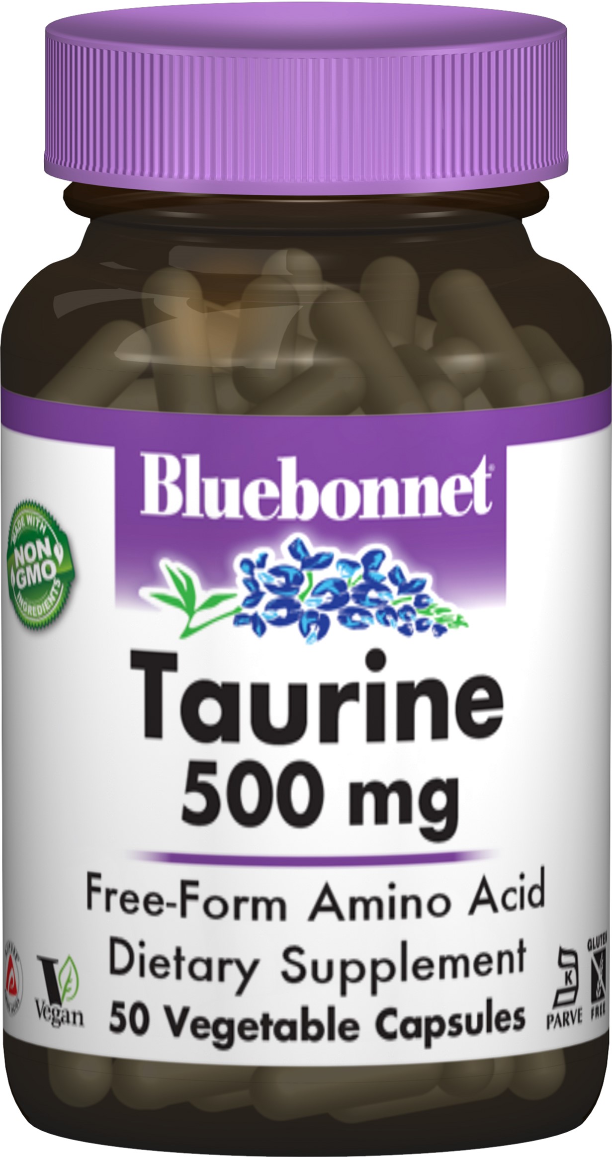 Акція на Аминокислота Bluebonnet Nutrition Таурин 500 мг 50 гелевых капсул (743715000841) від Rozetka UA