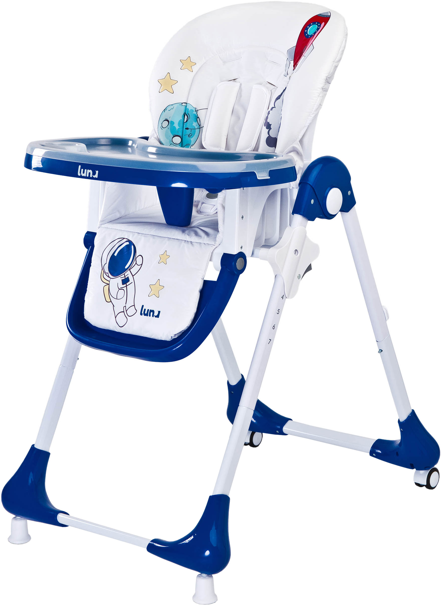 

Стульчик для кормления Caretero Luna Navy (Car.Luna(navy))