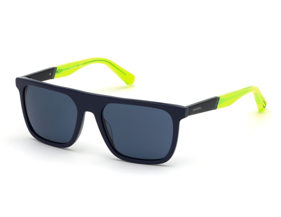

Cолнцезащитные очки Diesel DL0299 90V - shiny blue / blue