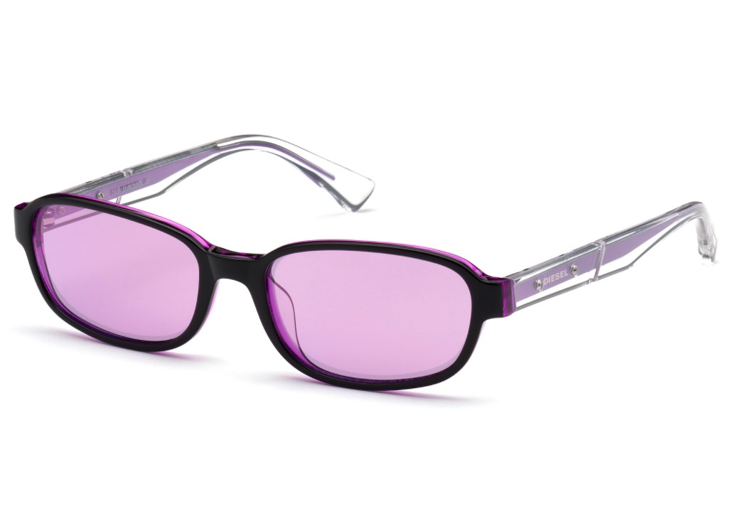 

Cолнцезащитные очки Diesel DL0326 05Z - black/other / gradient or mirror violet