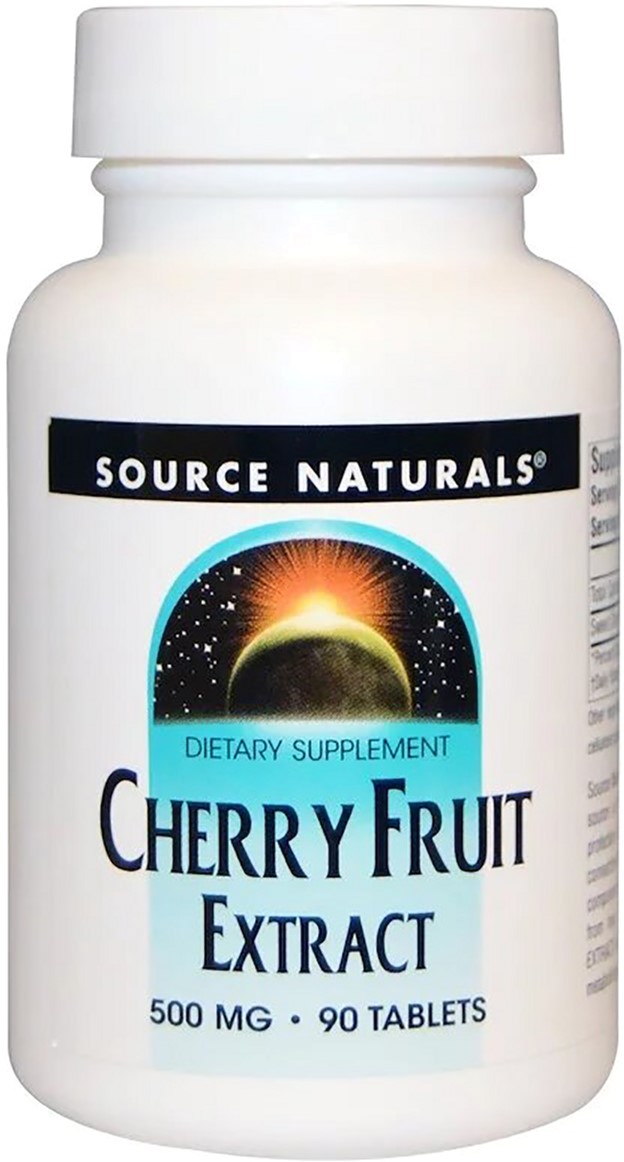 

Натуральная добавка Source Naturals Cherry Fruit Extract Натуральная добавка Вишни 500 мг 90 таблеток (21078016816)