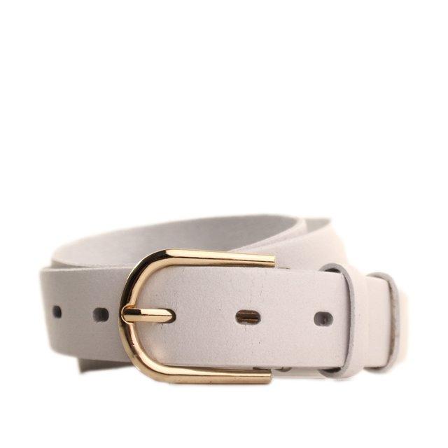 

Ремень кожаный Lazar 115 см белый L30S0W18