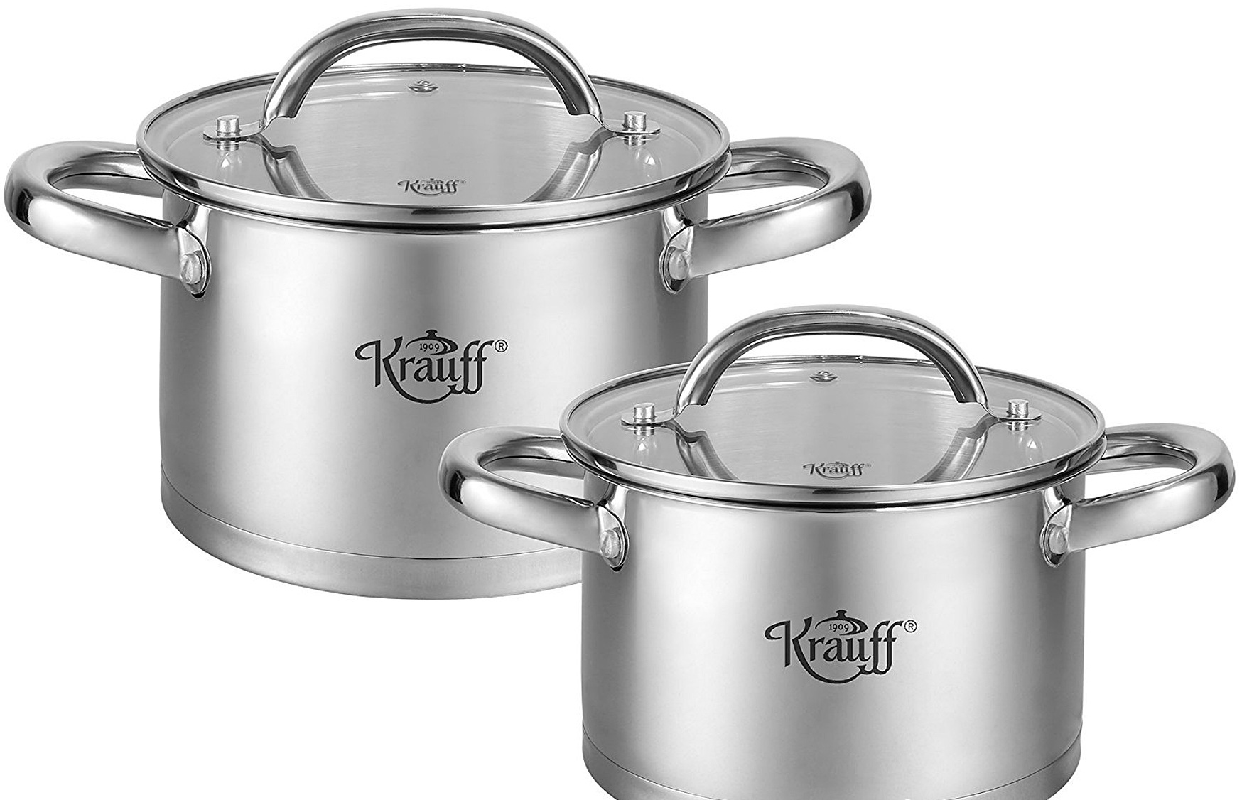

Набор кастрюль из нержавеющей стали 4 предмета Krauff Mastery 26-242-013