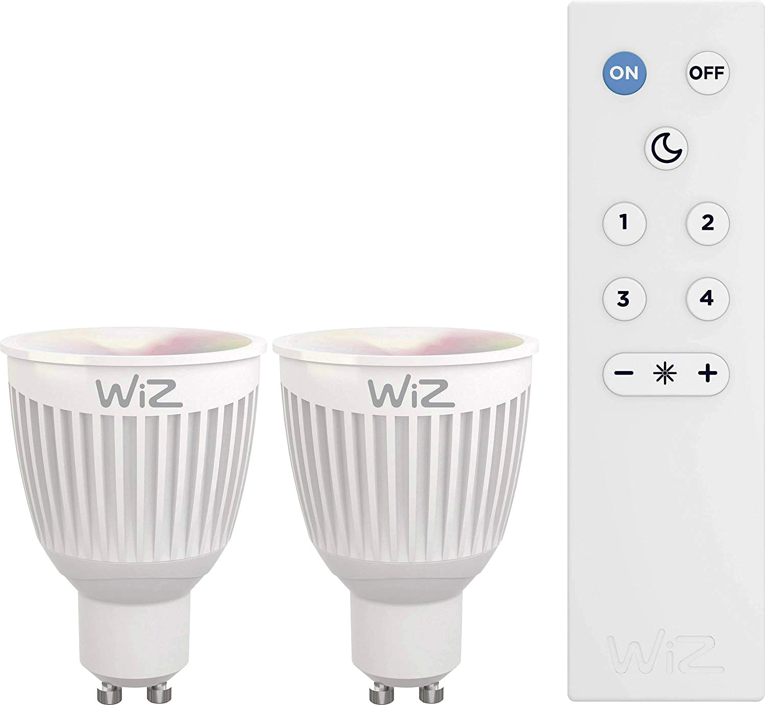 

Умная лампочка с пультом управления WIZ GU10 345Im 2200-6500K 2 шт