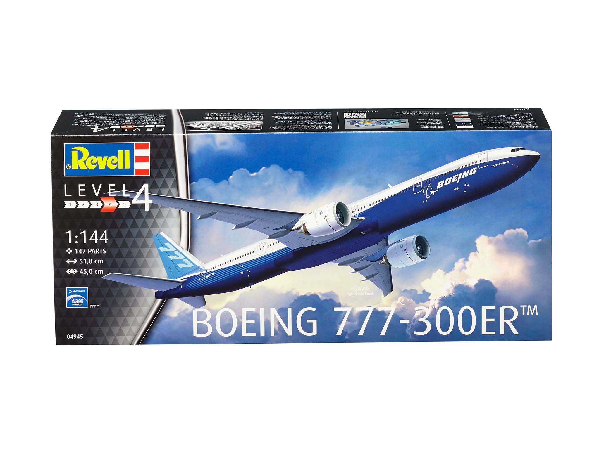 

Сборная модель REVELL Самолет Boeing 777300er (04945)