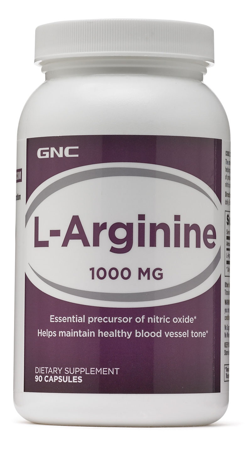 

Аминокислота GNC L-Arginine 1000 mg 90 капс Без вкуса (825f51)