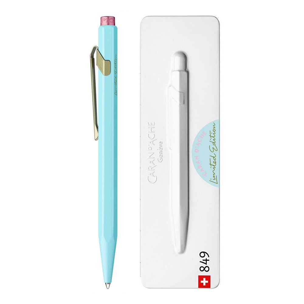 

Ручка Caran d'Ache 849 Claim Your Style Блакитна + box (7630002343749)