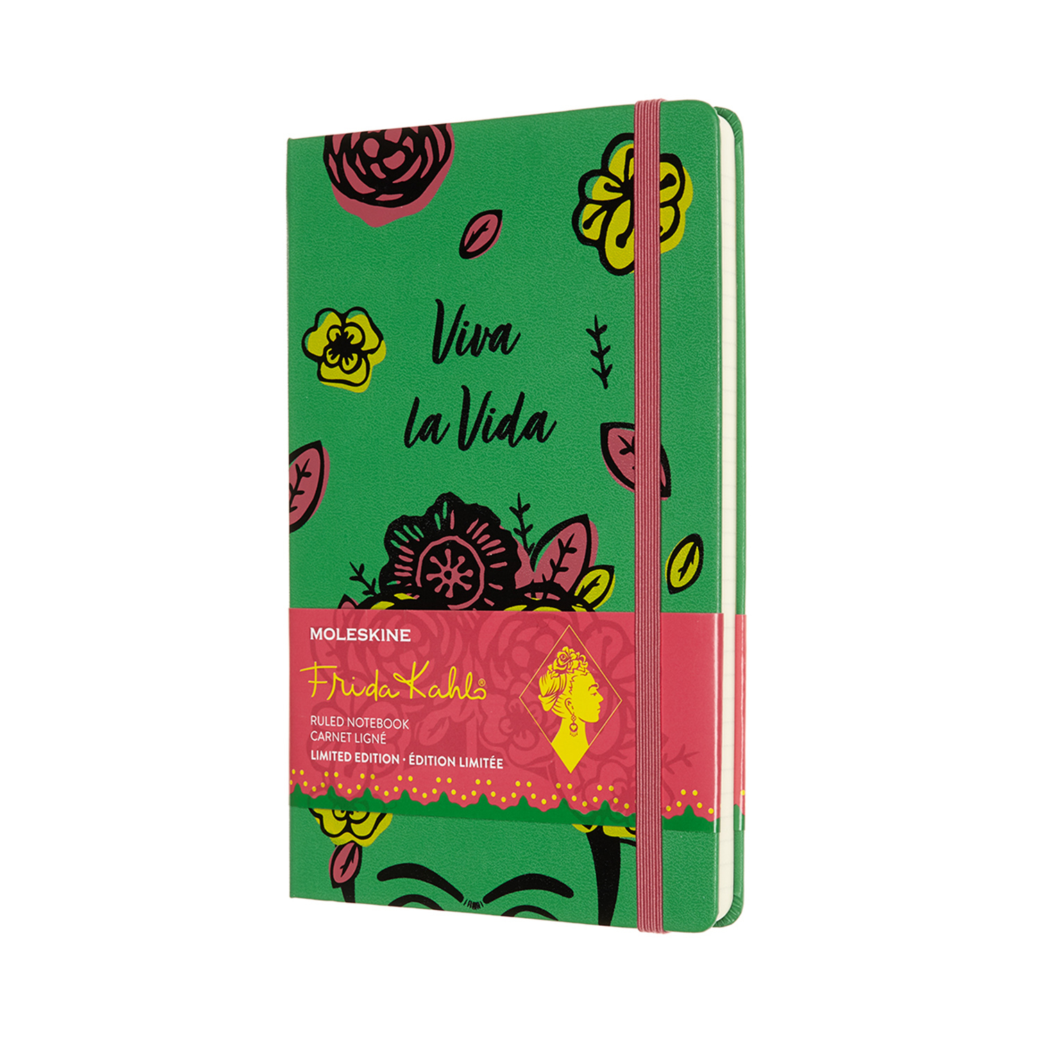 

Записник Moleskine Frida Kahlo середній / Лінійка Зелений (8056420853520)