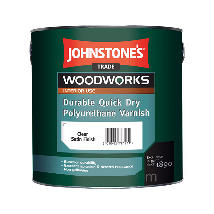 

Поліуретановий Лак JOHNSTONE'S Quick Dry Polyurethane Varnish Clear Satin (0.75л)