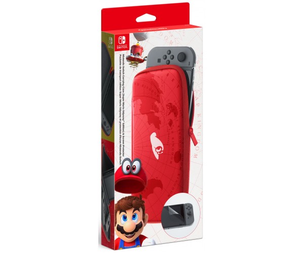 

Чехол + защитная пленка Carrying Case для Nintendo Switch (Super Mario Odyssey)