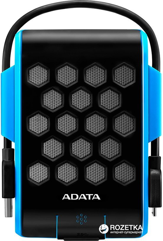 

Жесткий диск ADATA Durable HD720 2TB AHD720-2TU31-CBL 2.5 USB 3.1 External Blue