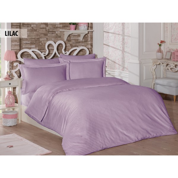 

Комплект постельного белья SoundSleep Lila stripe жаккард семейный