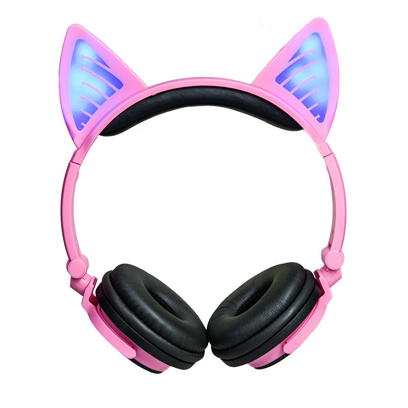 

Наушники Bluetooth LINX BL108A LED Pink
