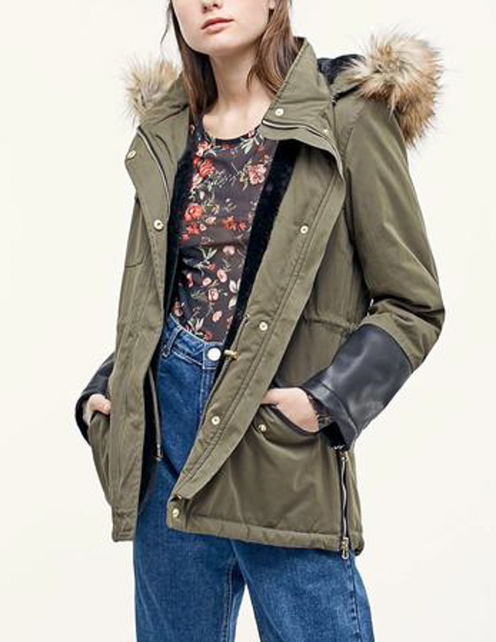 

Парка Stradivarius Ж1052147 (5865/407/550) цвет зеленый S