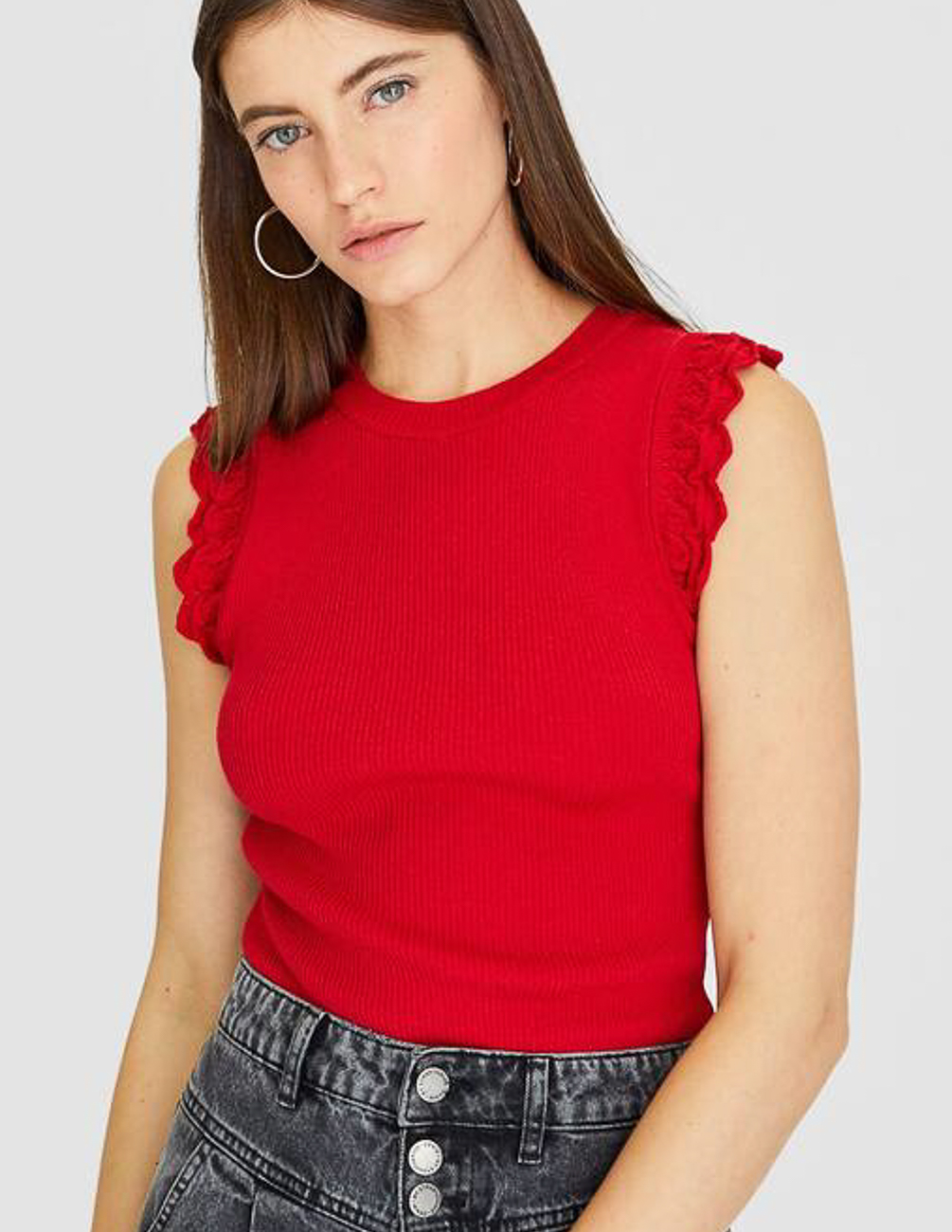 

Жилет Stradivarius Ж1052346 (5072/189/100) цвет красный L
