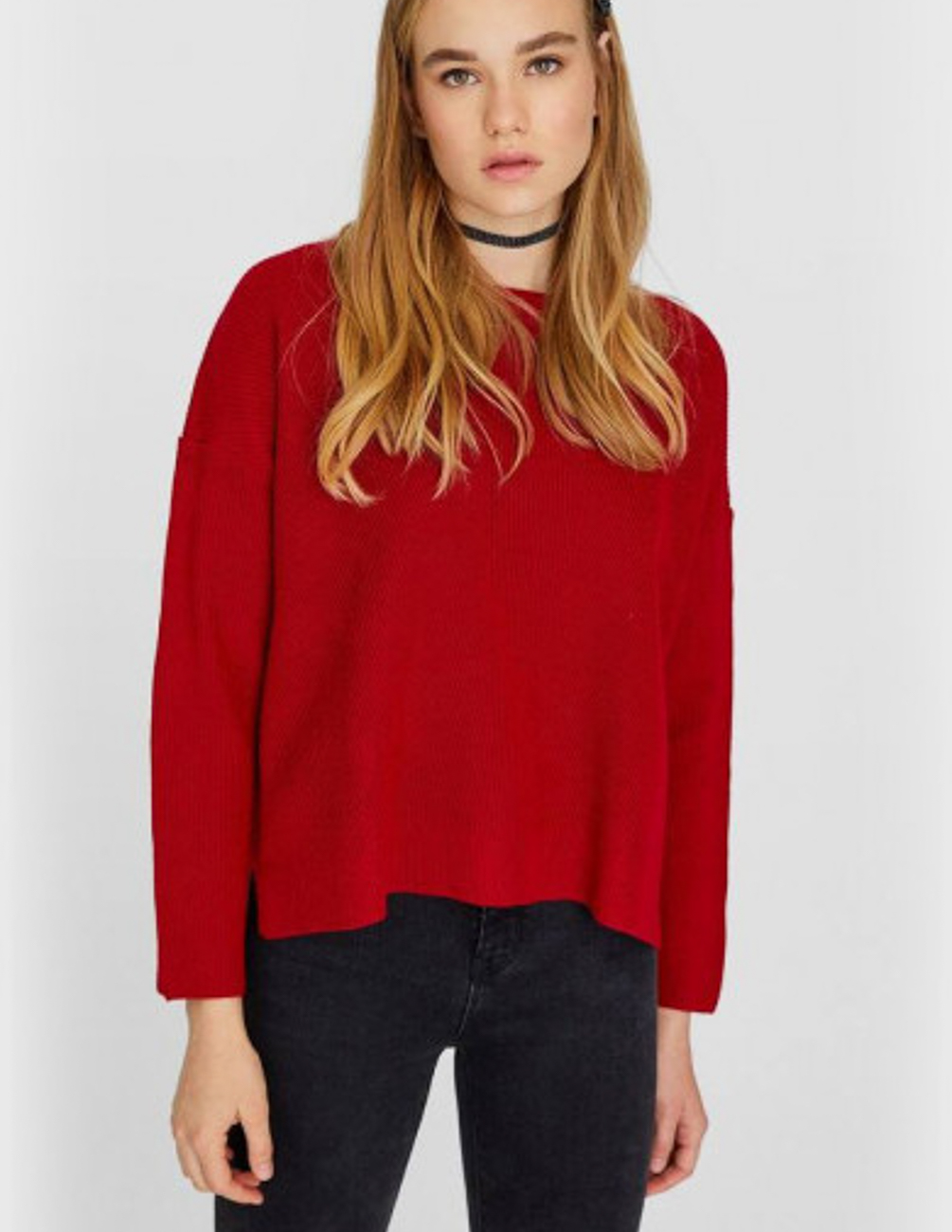 

Свитер Stradivarius Ж1052358 (5019/085/100) цвет красный M