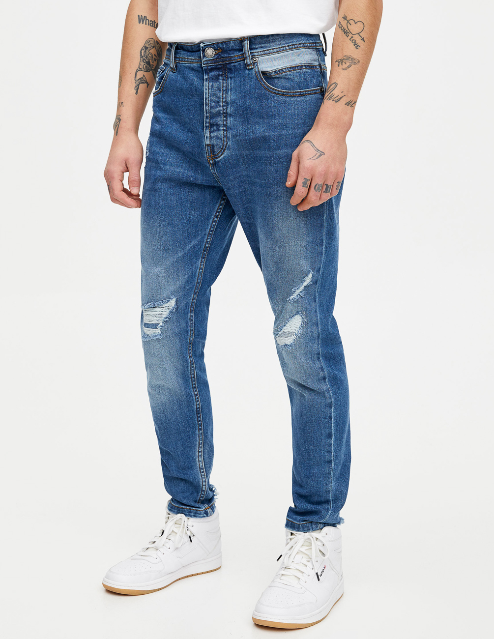 

Джинсы PULL & BEAR М0105751 (9688/554/427) цвет синий 32