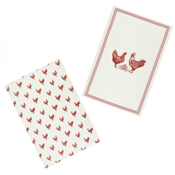 

Набор полотенец кухонных Kitchen Craft Hen 70см KCFHENTTPK2