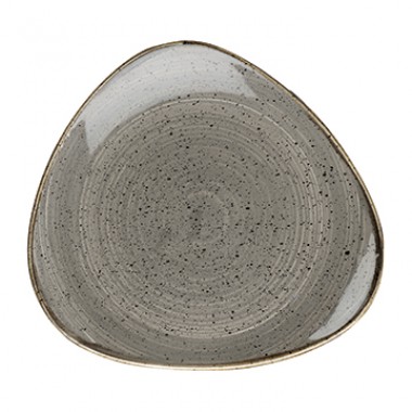 

Тарелка обеденная треугольная Churchill Stonecast Peppercorn Grey 26,5см SPGSTR101