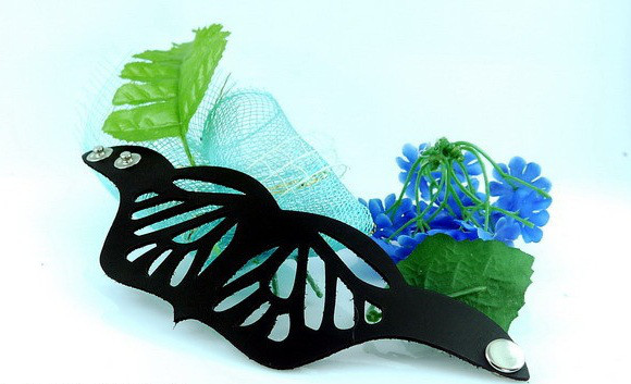 

Браслет Scappa из натуральной кожи черный V-3101 757150959