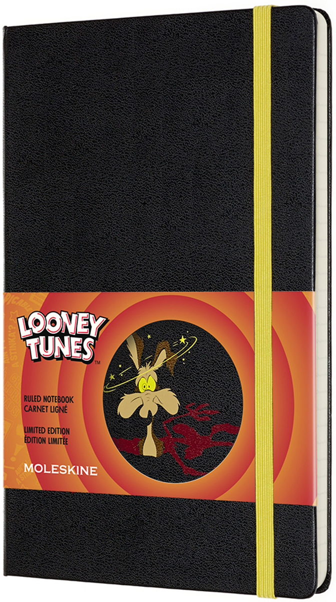 

Записная книга Moleskine Looney Tunes 13 х 21 см 240 страниц в линейку Вайл И. Койот (8058647621104)
