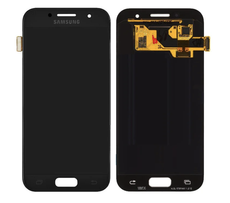 

Дисплей (экран) для Samsung A320F Galaxy A3 (2017) + тачскрин, черный, Black Sky, оригинал, переклеено стекло