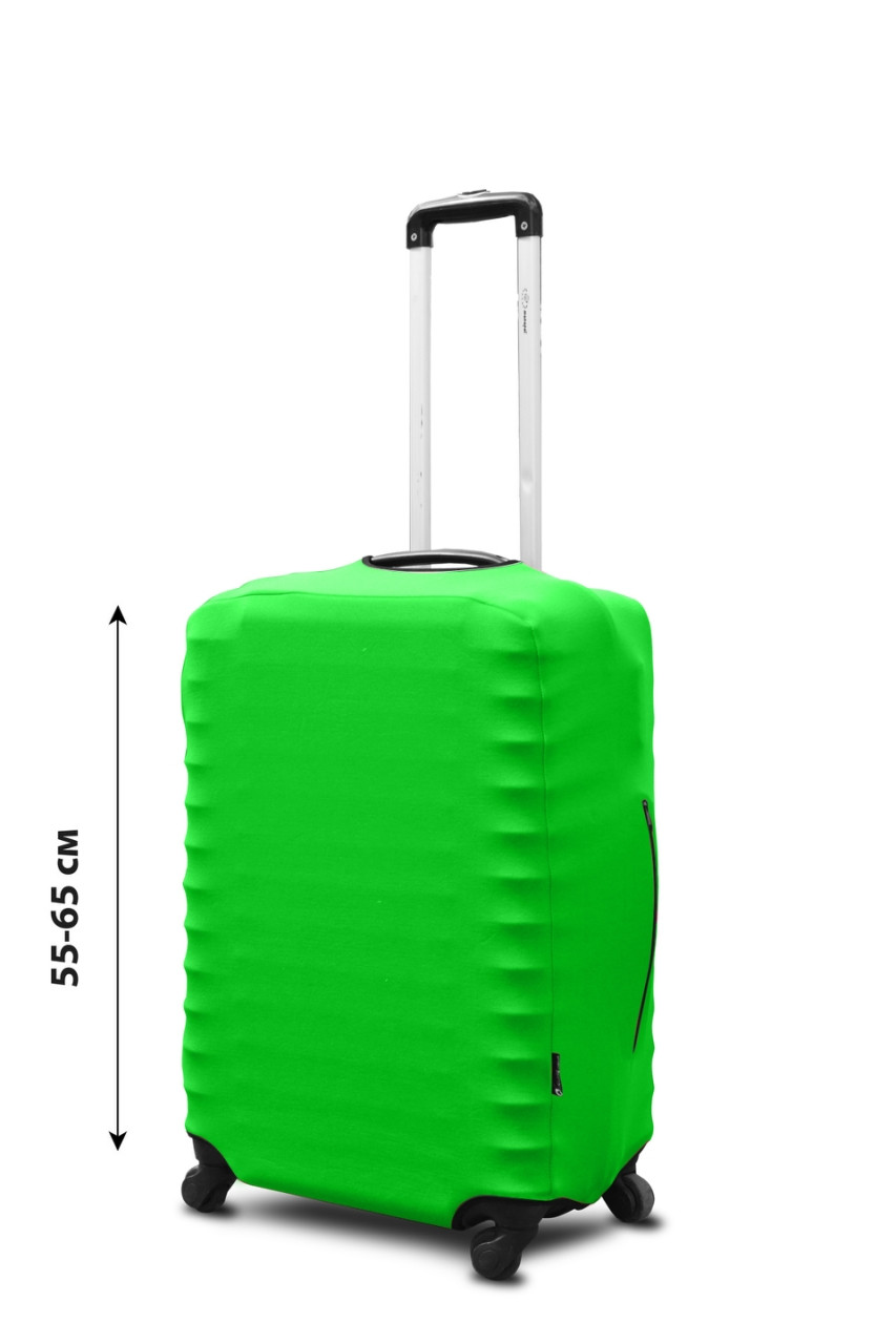 

Чехол для чемодана Coverbag неопрен M салатовый