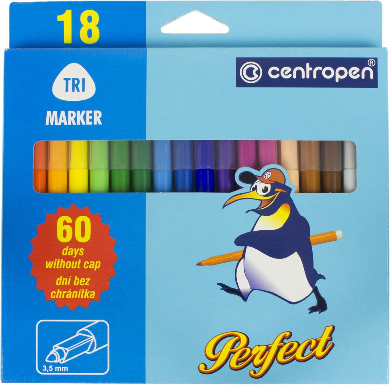 

Фломастери "Centropen" 18кольор. Perfect №2510/18(10)(170)